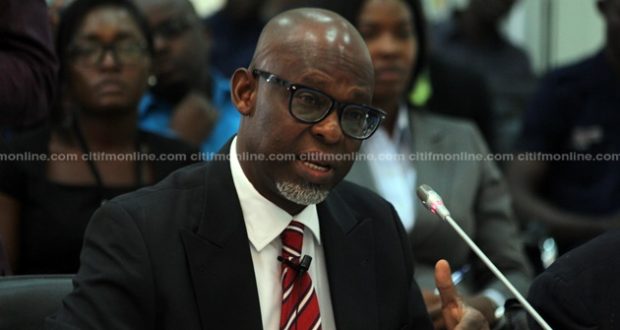 Millennium Excellence Foundation President, Ashim Morton giving testimony before the cash for seat committee