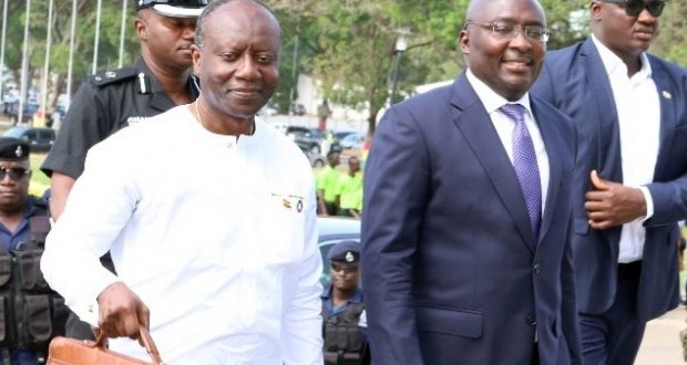 File photo: Finance Minister Ofori Atta and Vice President Bawumia are key figures in the government's economic management team
