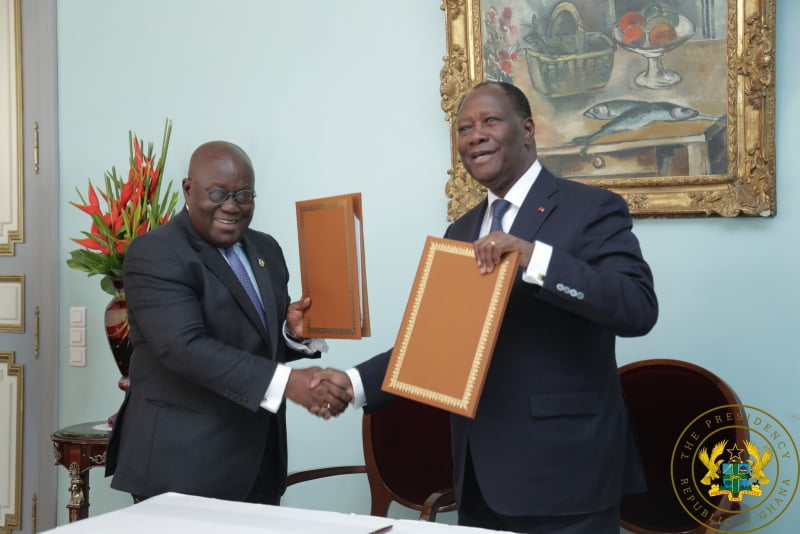 Nana Akufo-Addo meets Alhassane Outtara