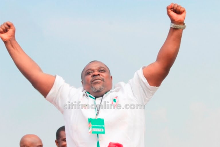 Koku Anyidoho happy