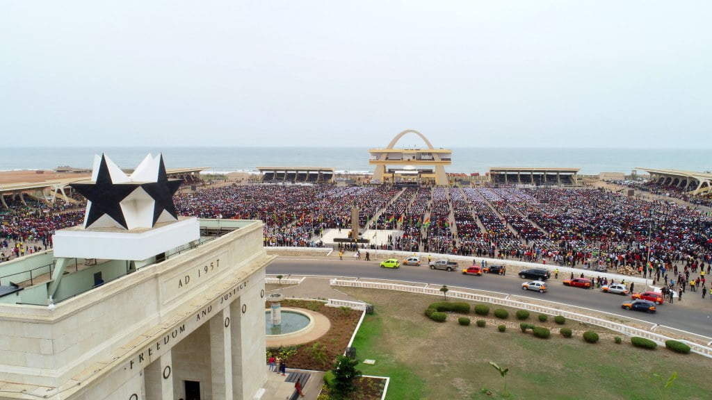Light House Chapel Good Friday Service at the Black Star Square in Accra