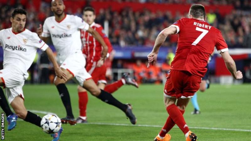 Franck Ribery played a key part in both Bayern Munich goals (Image credit: Getty Images)