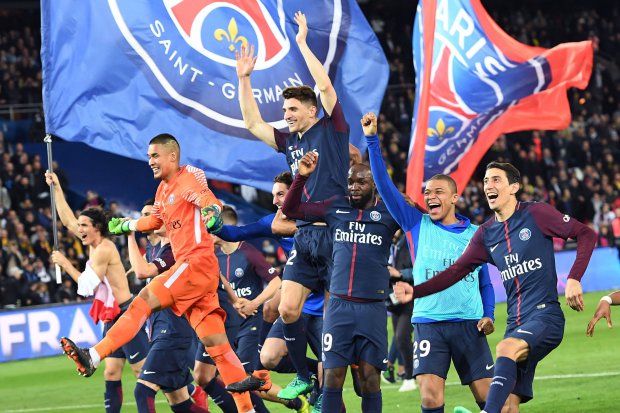 PSG celebrate