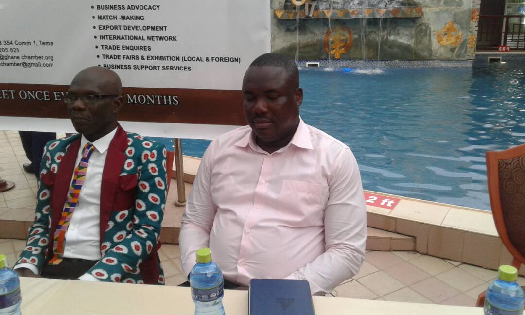 Mayor of Tema, Felix Nii Annang Mensah-La [right]