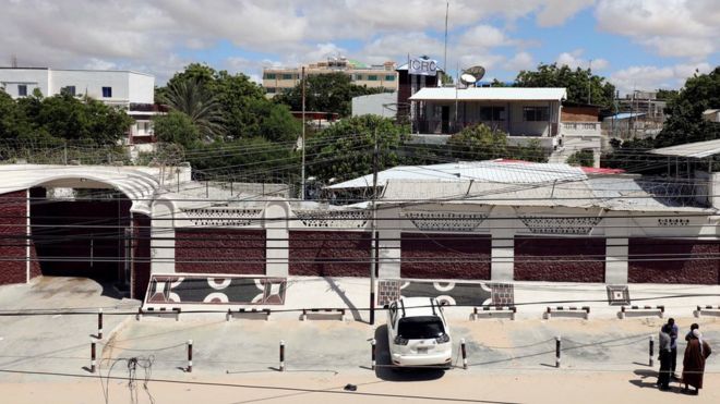 The government suspects a security guard from this ICRC compound assisted the kidnappers