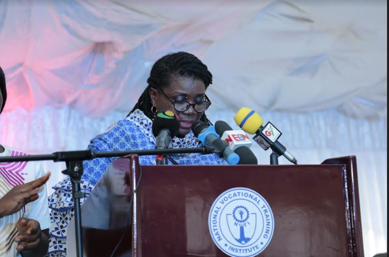 Executive Director of the NVTI, (Mrs.) Mawusi Nudekor Awity.
