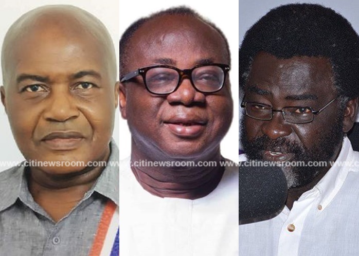 From Left, Stephen Ayesu Ntim, Freddie Worsemawu Blay and Dr. Richard Amoako Baah