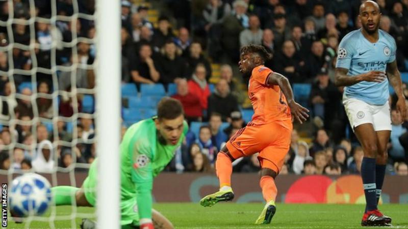 Manchester City have become the first English side in Champions League history to lose four consecutive matches in the competition (Image credit: Getty Images)