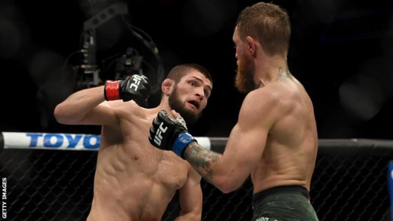 Khabib Nurmagomedov beat Conor McGregor at UFC 229 (Image credit: Getty Images)