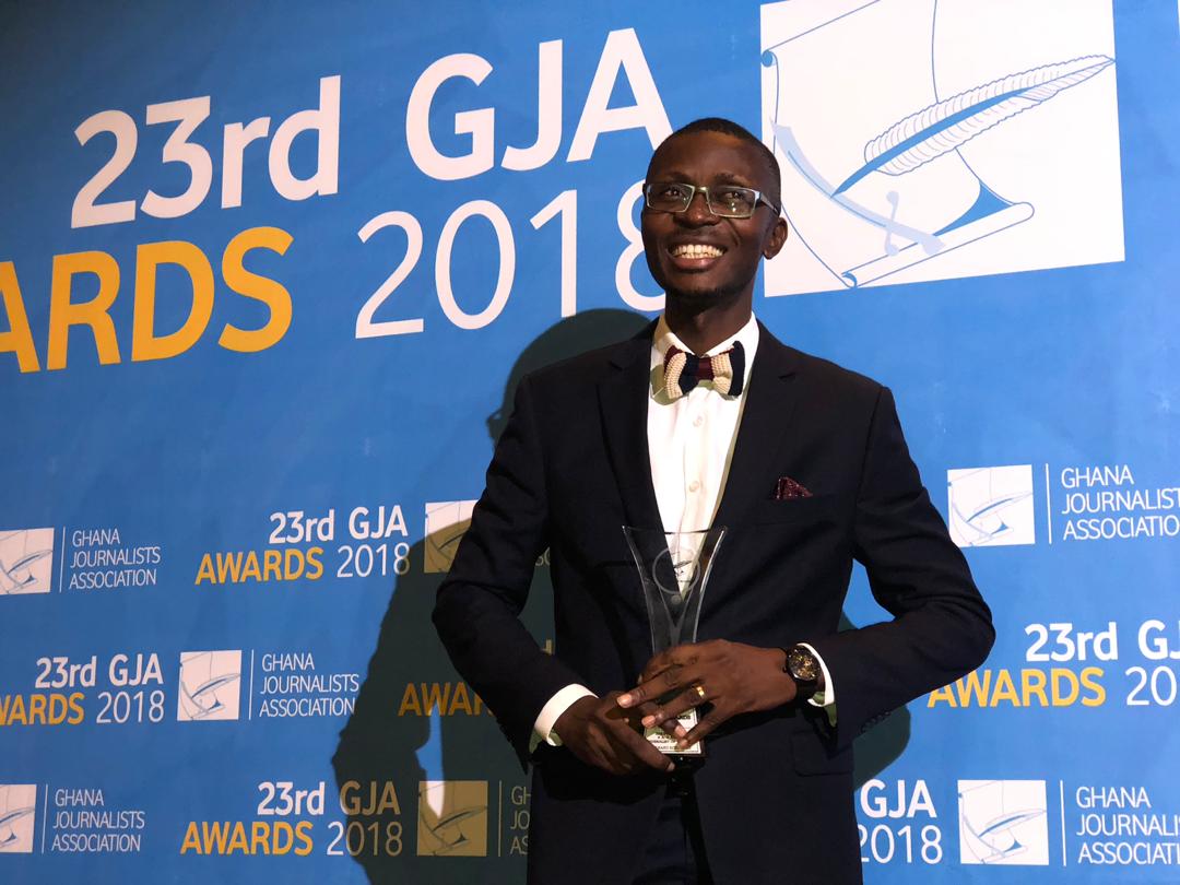 Bernard Avle, 2017 Journalist of the Year.