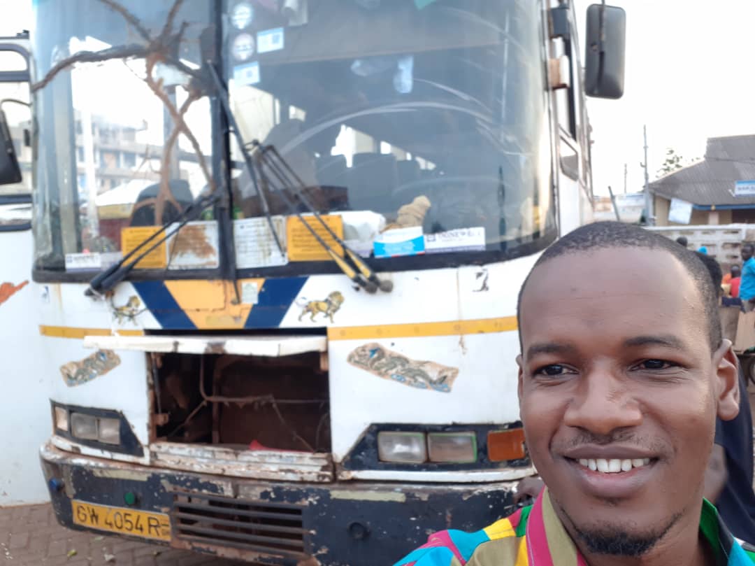 The only bus from Tamale to Gushegu for the day.