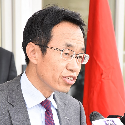 Chinese Ambassador to Ghana, H.E. Shi Ting Wang.