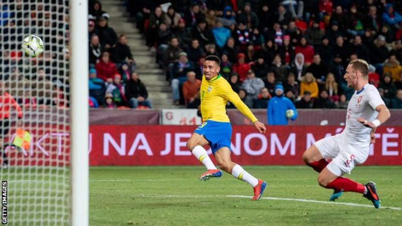 Gabriel Jesus scored his 12th and 13th goals for his country (Image credit: Getty Images)