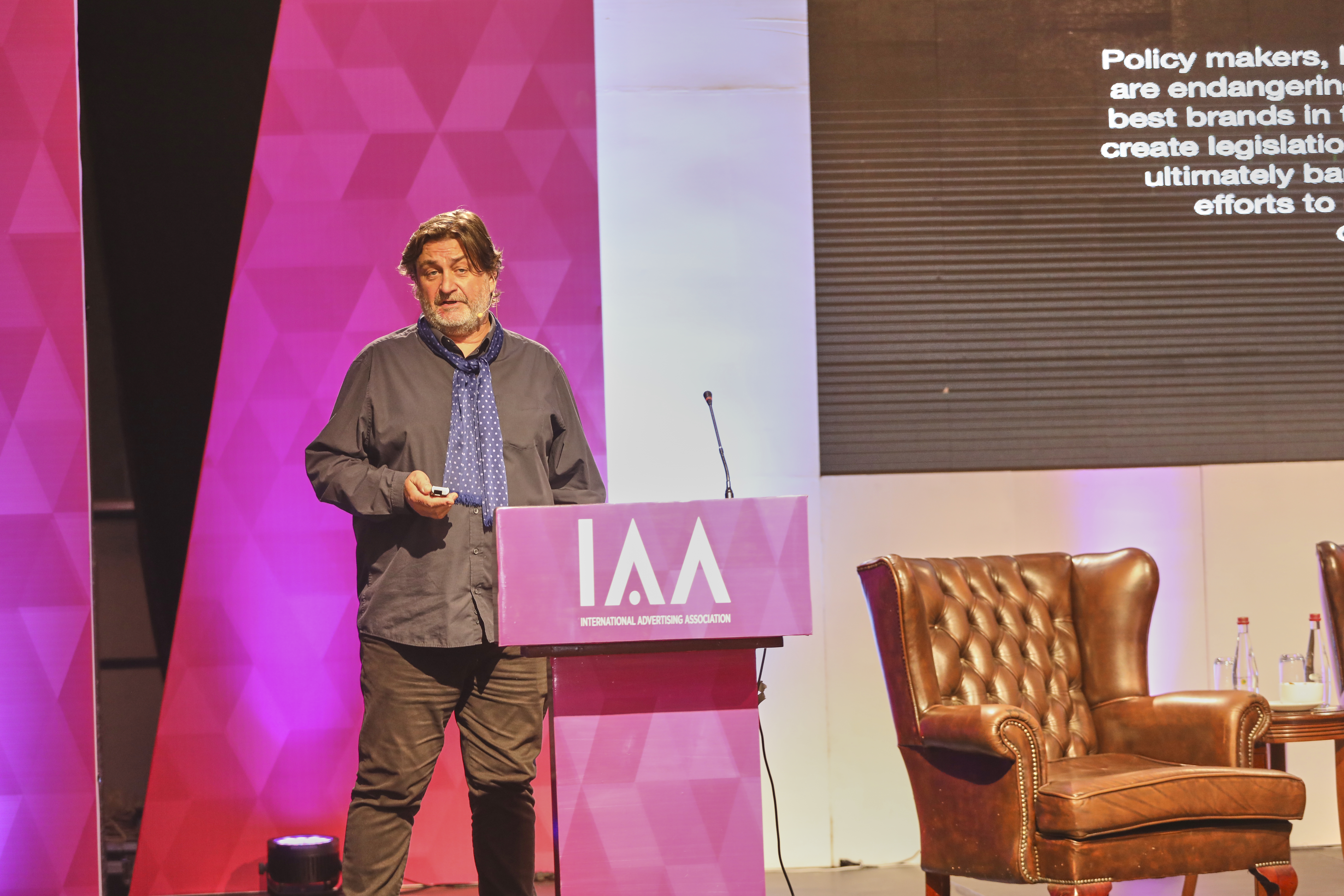Ron Cregan, a thirty-year creative design veteran, was a keynote speaker at Africa Rising, the International Advertising Association’s annual summit in Accra on 20-21 May 2019.