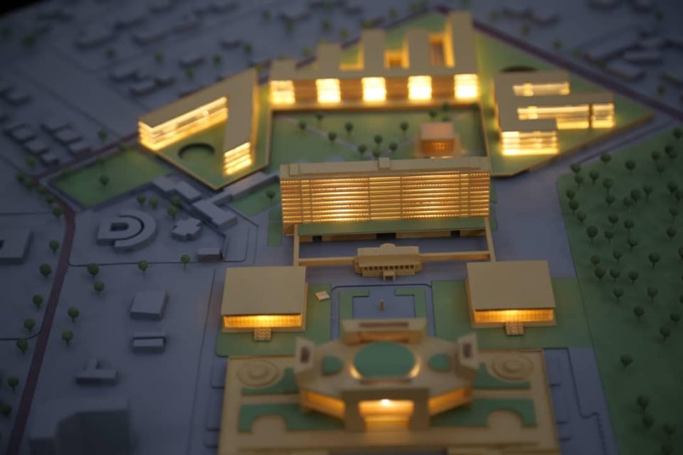 A model of the proposed new chamber