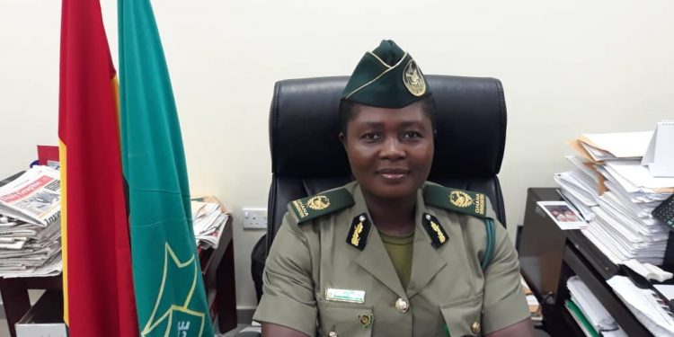 Commander of the Ghana Immigration Service at KIA, (ACI) Edith Penelope Arhin