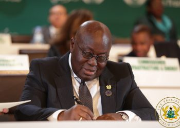 President Akufo Addo-signing the CFTA Agreement