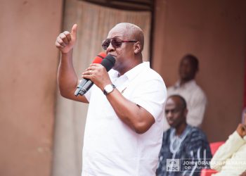 John Mahama on Campaign trail