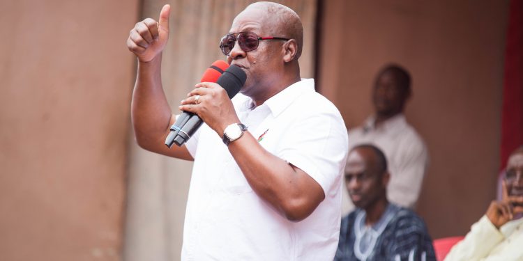 John Mahama on Campaign trail