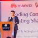 Mr. Geoffrey Li, Director of Enterprise Business at Huawei Ghana speaking at the event.