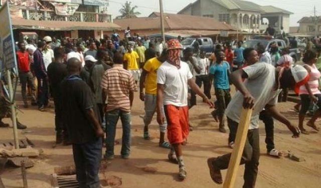 The deaths occurred during a protest over the location of a new distract capital