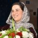 Hajar Raissouni made a victory sign after leaving prison on Wednesday