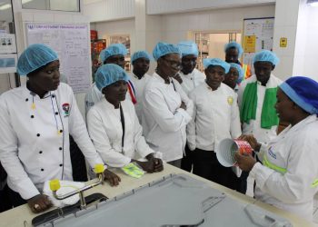 Chefs from various participating West African countries toured Nutrifoods’ FSSC certified tomato paste factory in Tema