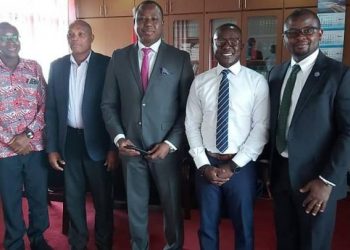 From left to right: PhilipBanini, Dr-Annan, Joseph Whittal [CHRAJ Boss], Nana Boakye Yiadom , Henry Kyeremeh