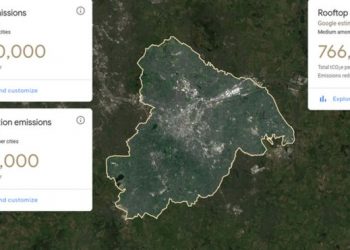 The tool can show a range of data, like this one for Birmingham