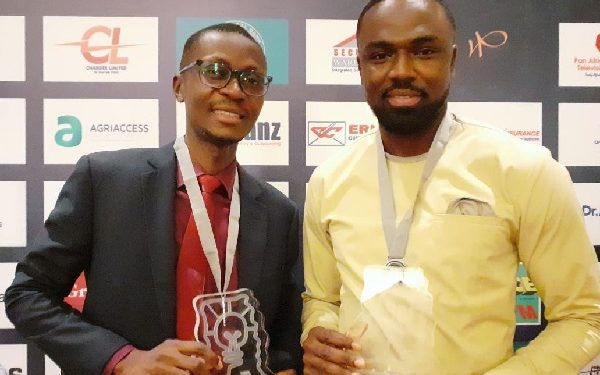 [L-R] Bernard Avle and McMartey Lawer, (Head of Sales at Citi TV)
