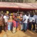 Executive Director of Springoh Charity Foundation, Abraham Tucker, leads his team to make the donation.