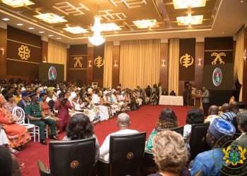 Some African-Americans met with Ghana's President at the Jubilee House as part of the Year of Return.