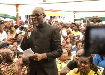 The President of GUTA, Dr Joseph Obeng