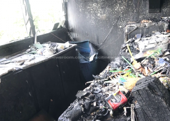 Fire at 37 officers mess (4)