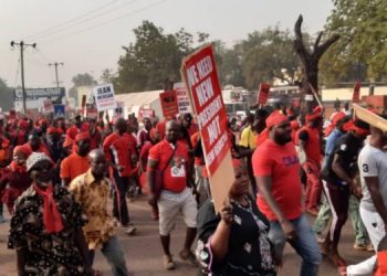 Protest against new register