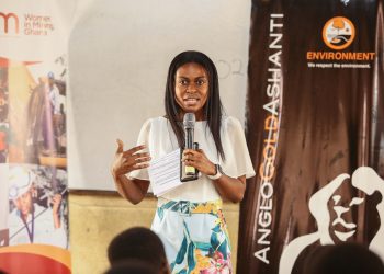 Miss Keziah Enyan, Communications Specialist at AngloGold Ashanti.