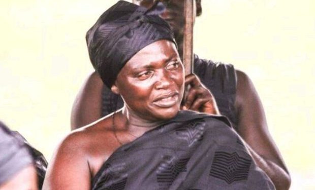 The late Queen Mother of the Sunyani Traditional Area, Nana Yaa Nyamaa Poduo II.