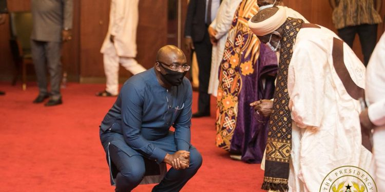 Vice President, Dr. Bawumia with Muslim leaders