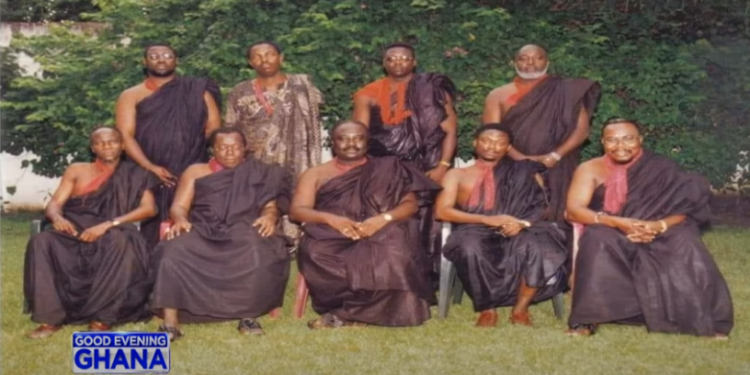 IN THE PHOTO: Nana Addo Dankwa Akufo-Addo; Dr. Charles Wereko-Brobbey ; Kwesi Pratt; Dr. Nyaho Tamakloe; and Kweku Baako Jnr; Akoto Ampaw; Victor Newman; Kwaku Opoku; Napoleon Abdulai ; and Stanley Agyiri Blankson