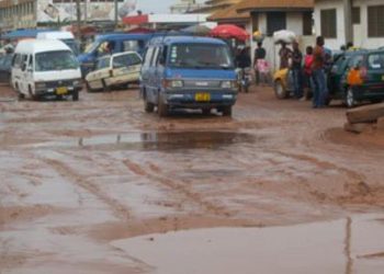 File photo. Ashaiman road