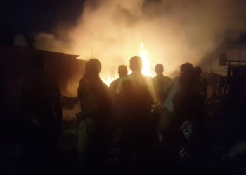 Fire guts slum in Laterbiokoshie