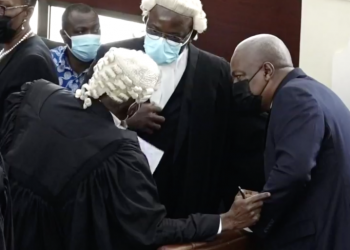 Mahama in court