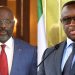 Liberia President, George Weah [L]; Sierra Leone President, Julius Maada Bio [R]