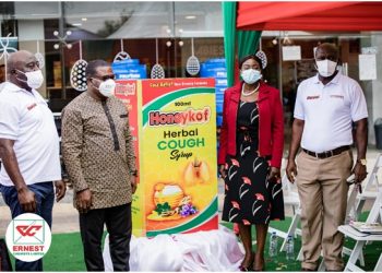 L-R: CEO ECL, Executive Director CPMR, Deputy Chief Executive for Corporate Services FDA and the General Manager for Manufacturing, ECL.