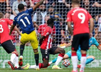 Greenwood scored his 19th Premier League goal for Manchester United