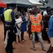 NADMO and ECG personnel at the scene of the electrocution0