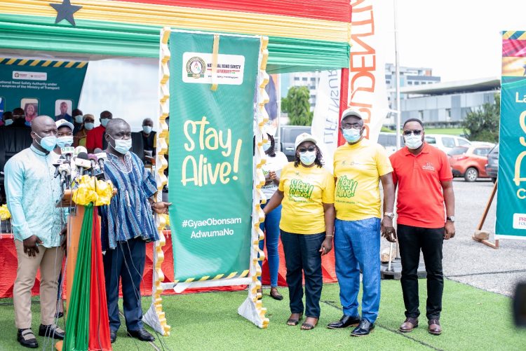 The official launch of the Stay Alive Campaign by key stakeholders and partners