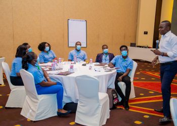 Olam Staff at an in-house workshop in Accra