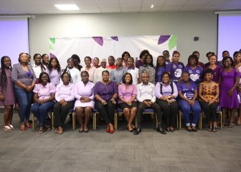 Members of GROW pose with Mr. Stephen Takyi Adeakye, Head of HR at Olam Ghana during the group’s celebration of IWD 2022.