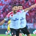 Zouhair El Moutaraji celebrates Morocco’s Wydad AC winning at the Caf Champions League in 2022.
AFP via Getty Images